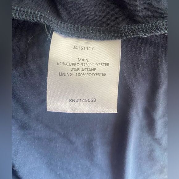 The Jetset Diaries Novella Cap-Sleeve Ruched Maxi Dress Sz  L  Cobalt Blue NEW - Picture 11 of 16